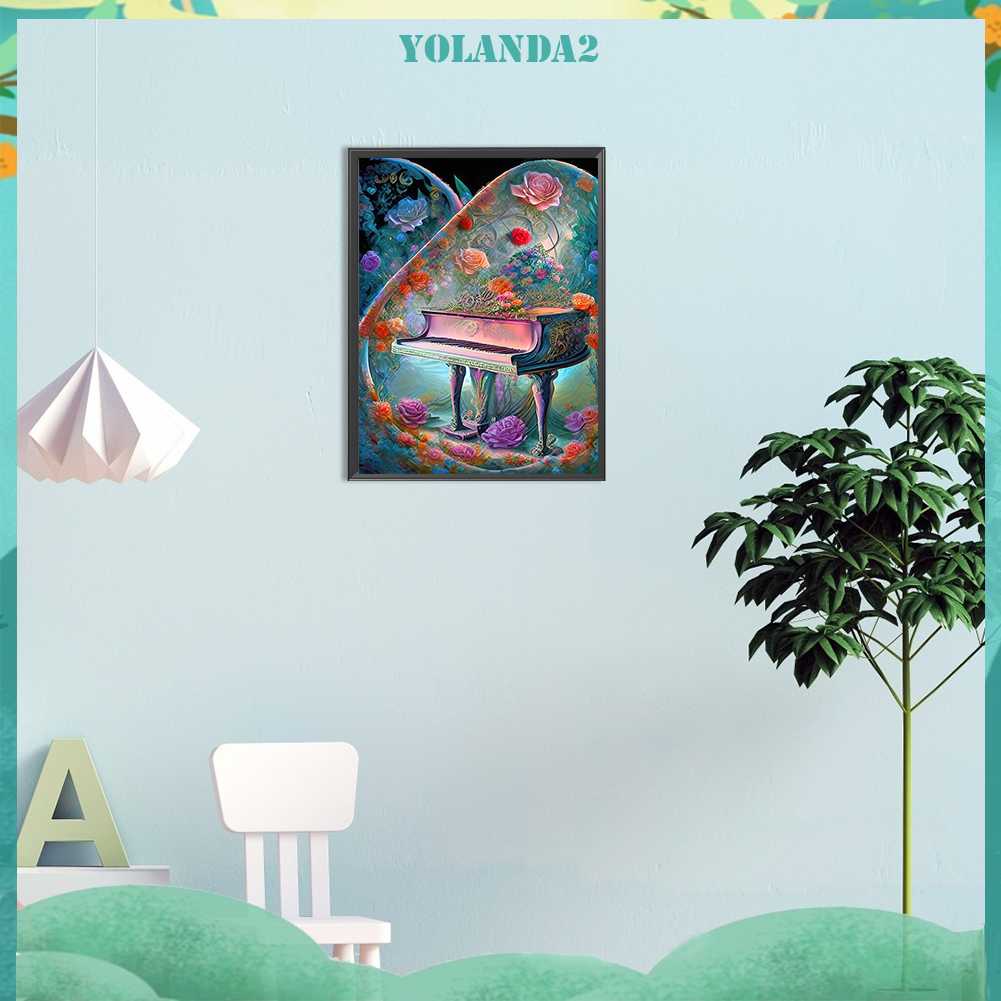 Tranh Đính Đá Kim Cương Toàn Bộ 5D DIY Hình Vẽ Trừu Tượng Trang Trí Nhà Cửa