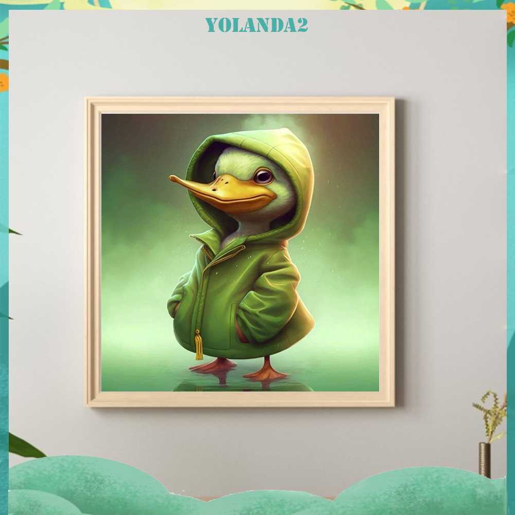 Tranh Đính Đá Kim Cương Toàn Bộ 5D DIY Hình Vẽ Vịt