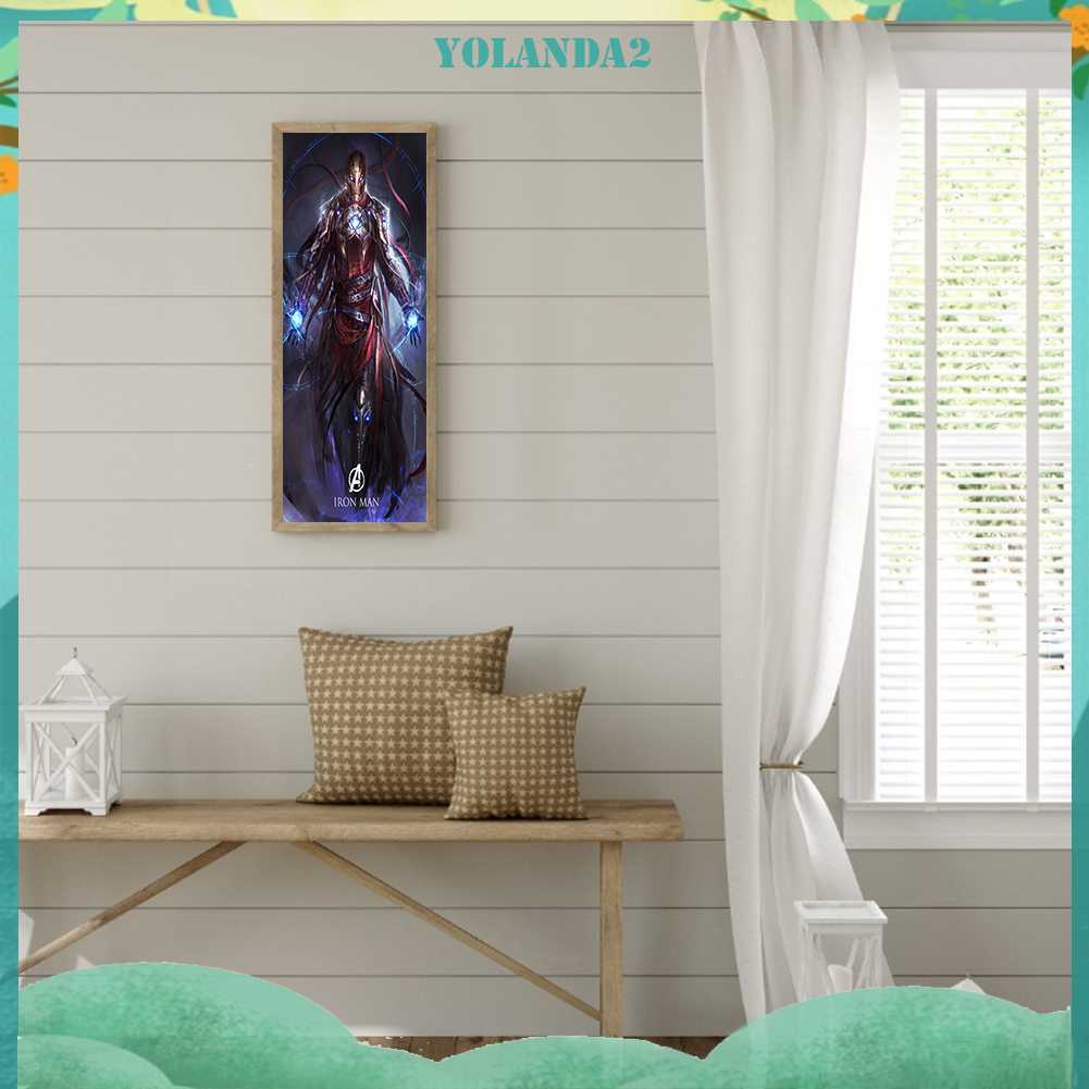 Tranh Đính Đá Kim Cương Toàn Bộ 5D DIY Hình Vẽ Người Sắt