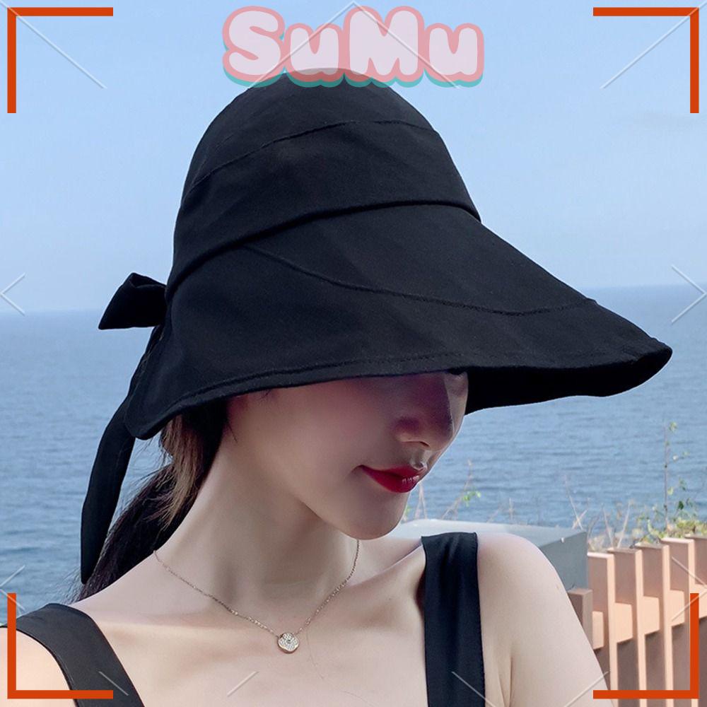 Mũ Bucket Panama Che Nắng Chống Tia Uv Có Thể Gập Lại Cho Nữ