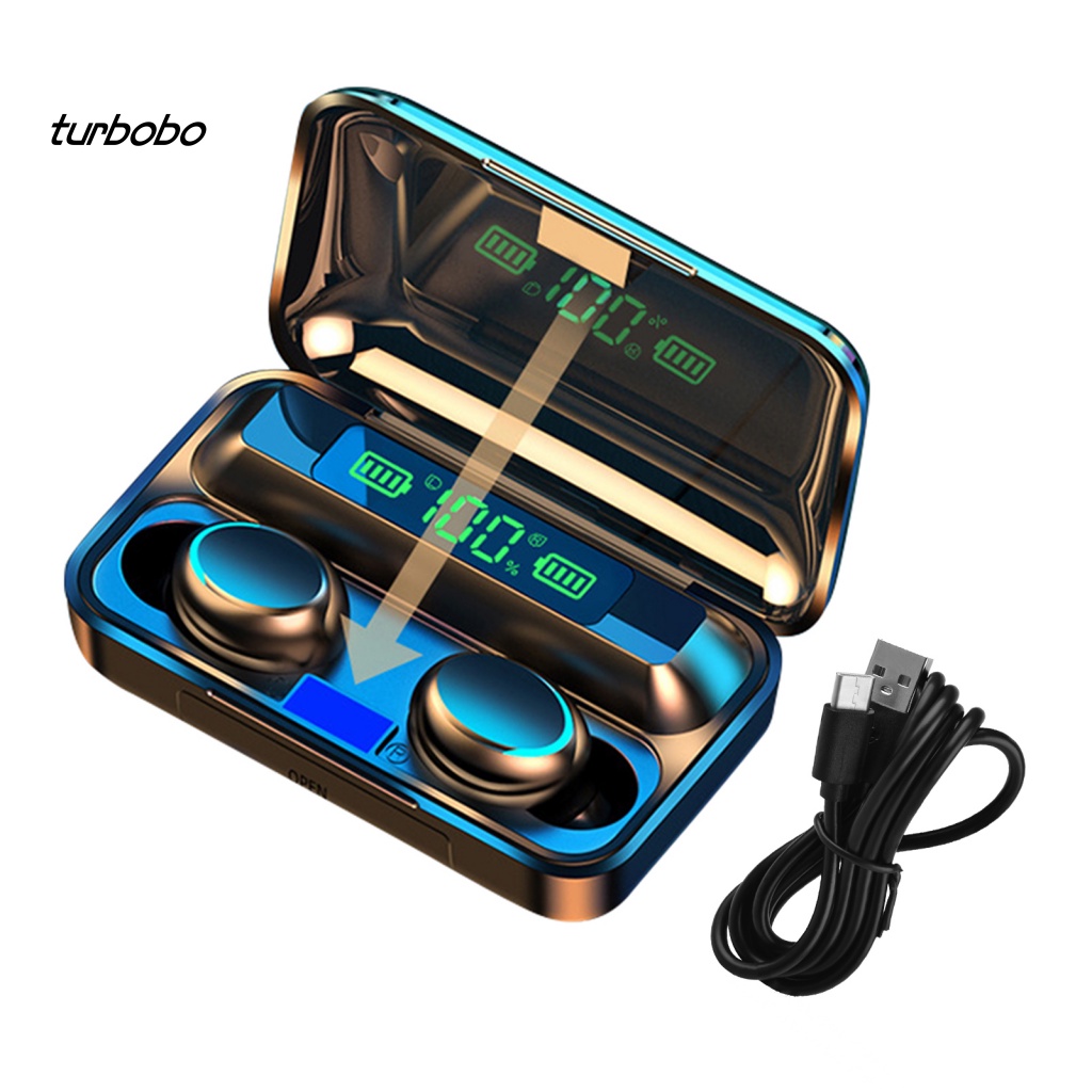 Tai Nghe Nhét Tai Không Dây F9-36 Bluetooth 5.0 Âm Thanh Nổi Màn Hình LED Chống Ồn Chất Lượng Cao