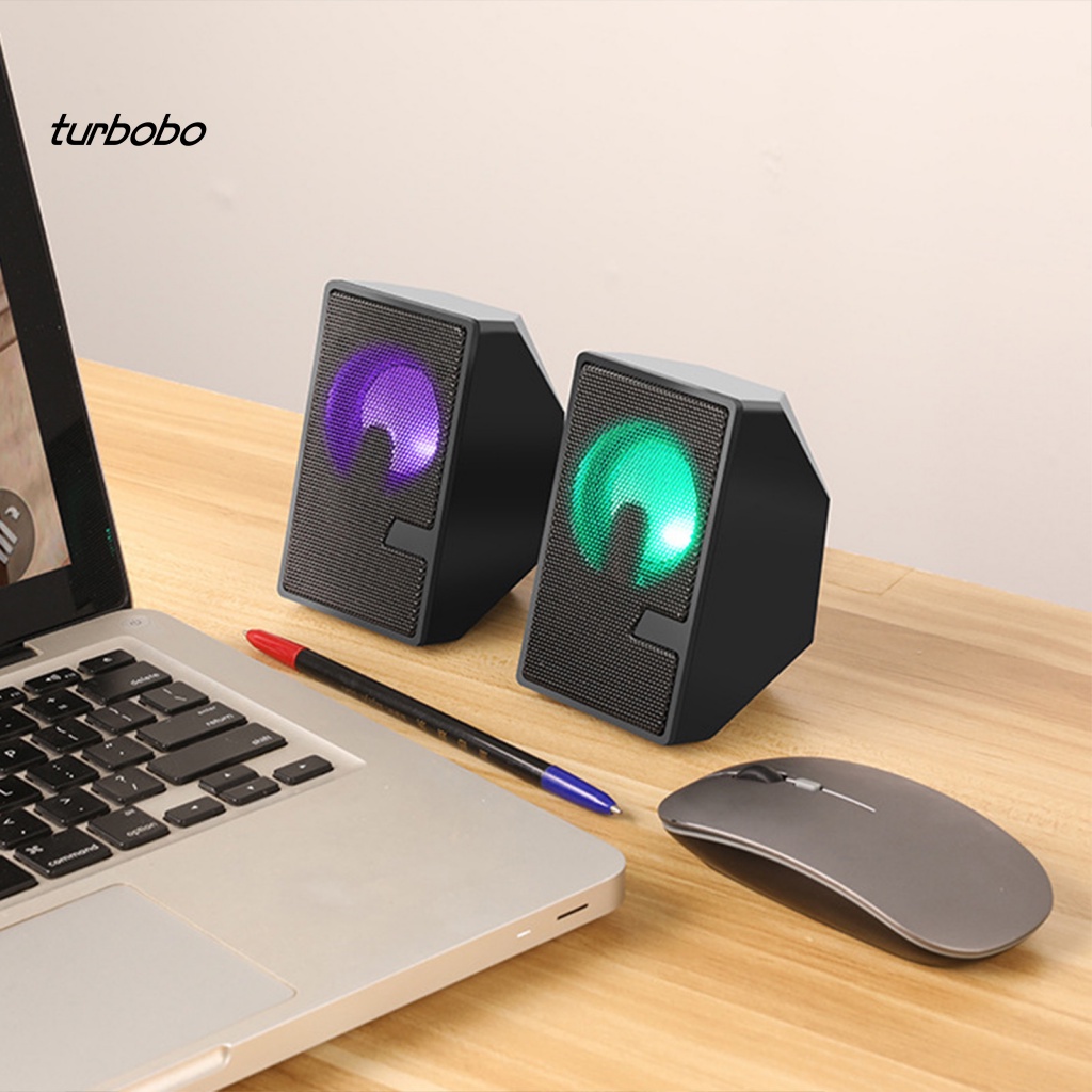 Loa Có Dây turbobo Âm Thanh Siêu Trầm Bằng Nhựa ABS USB Chống Từ Tính Cho Sân Vườn Ngoài Trời