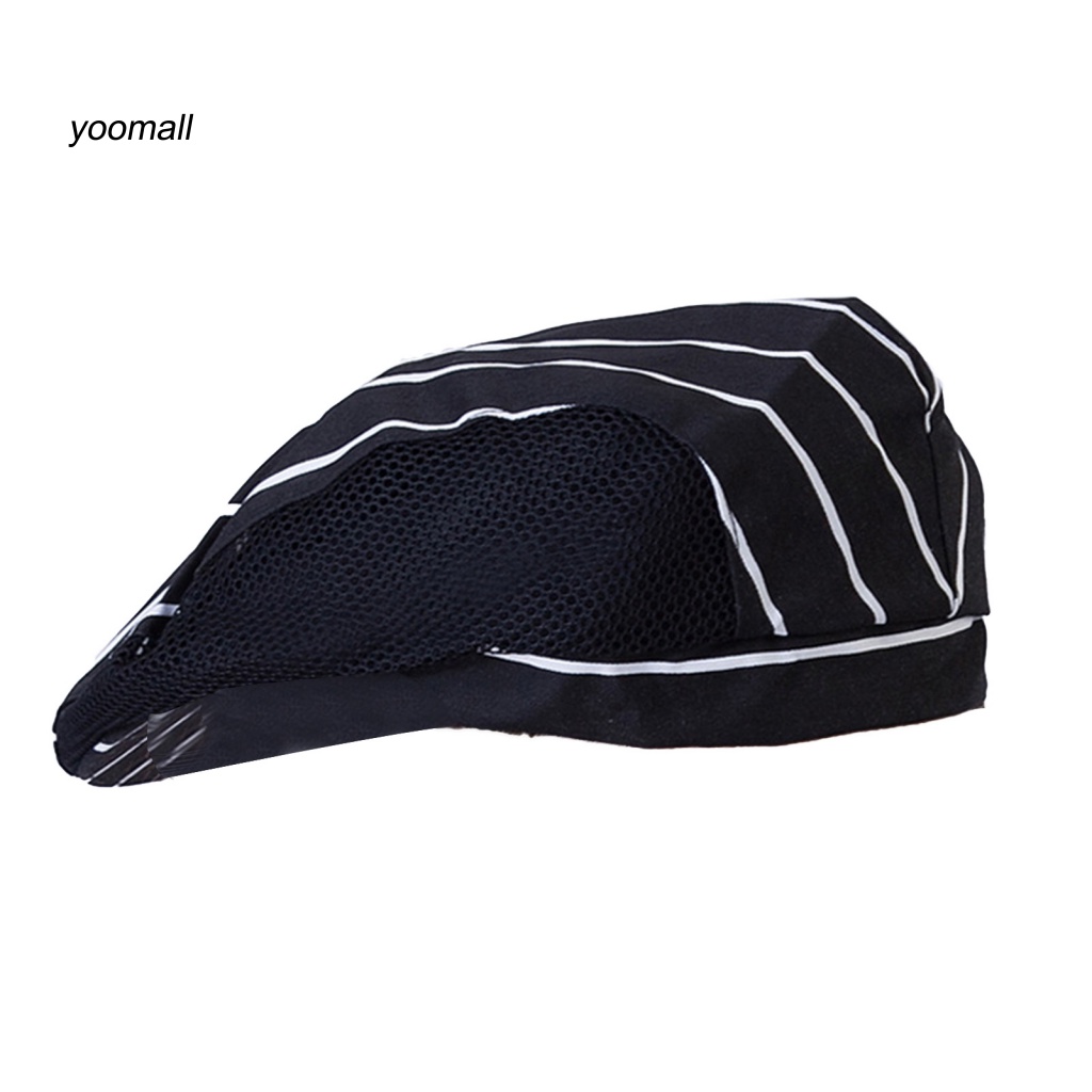 Yo / Mũ Đầu Bếp Họa Tiết Kẻ Sọc In Chilli Thoáng Khí Cho Khách Sạn Nhà Hàng