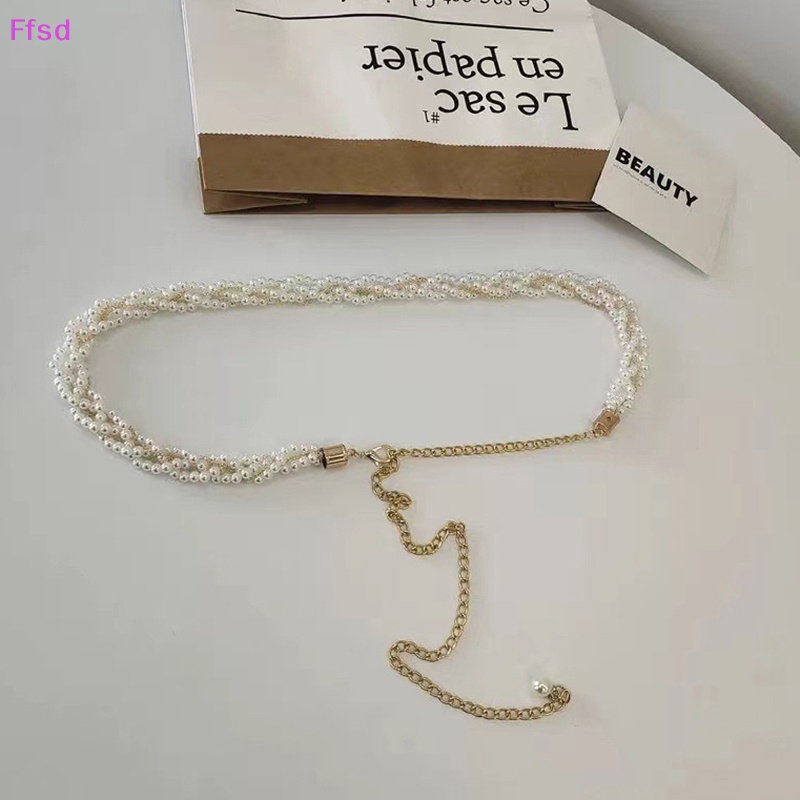 {Ffsd} Thắt Lưng Chuỗi Hạt Giả Ngọc Trai Mỏng Đơn Giản Bốn Mùa Cho Nữ * Bán Chạy