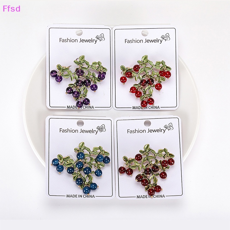 {Ffsd} Ghim Cài Áo Bằng Hợp Kim Hình Trái Cây Màu Sắc Tinh Tế Sáng Tạo Thời Trang Cho Phù Dâu / Phù Dâu