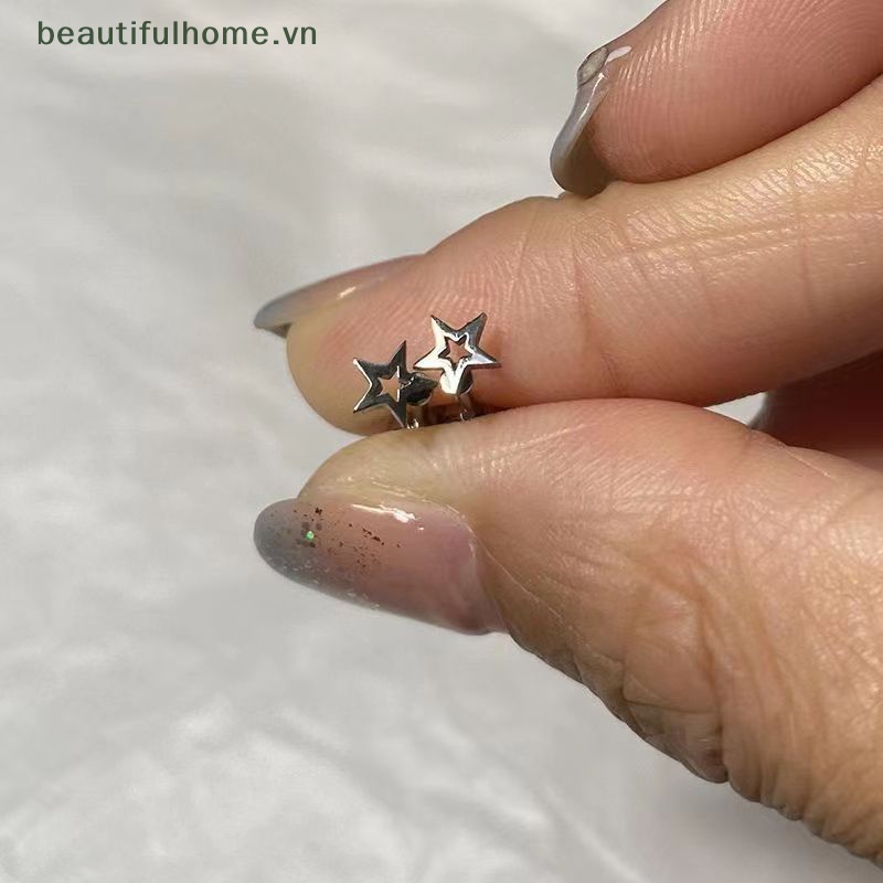 1 Đôi Bông Tai Dạng Xoắn Ốc Hình Ngôi Sao Thời Trang Cho Nữ