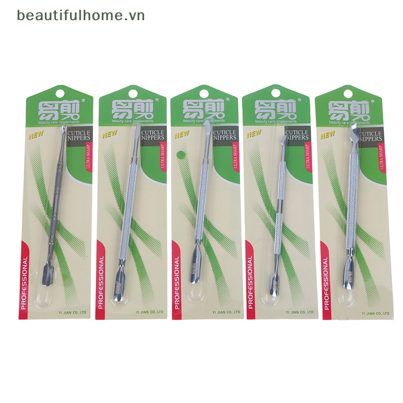 Dụng Cụ Loại Bỏ Da Chết Làm Móng Hai Đầu Bằng Thép Không Gỉ