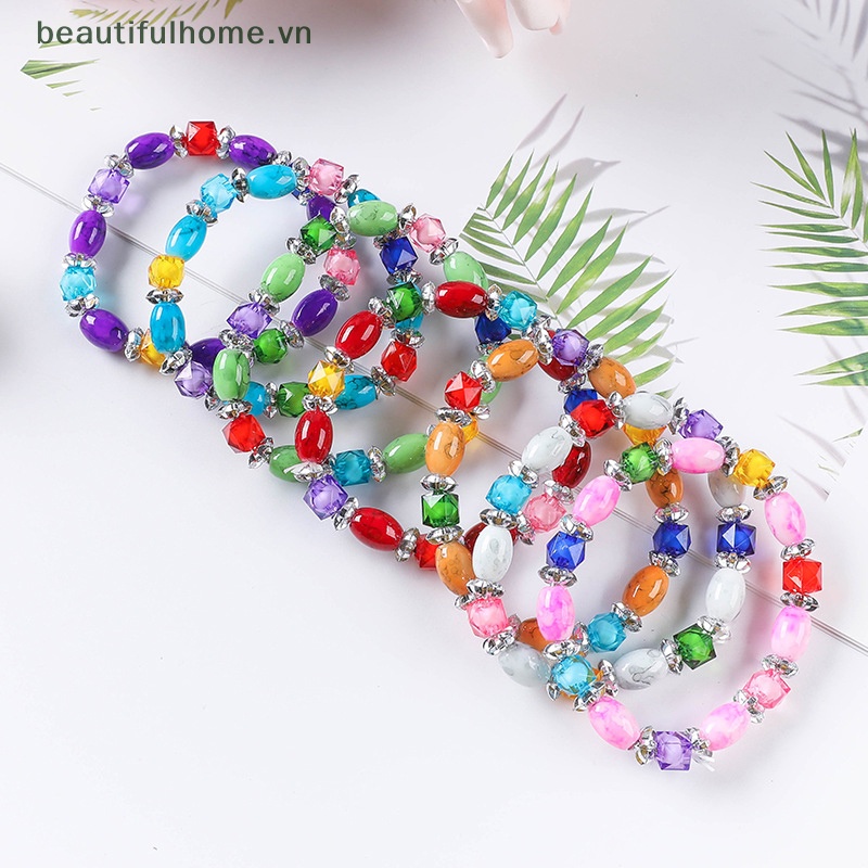 Vòng Tay Pha Lê Nhiều Màu Thời Trang Cho Nữ