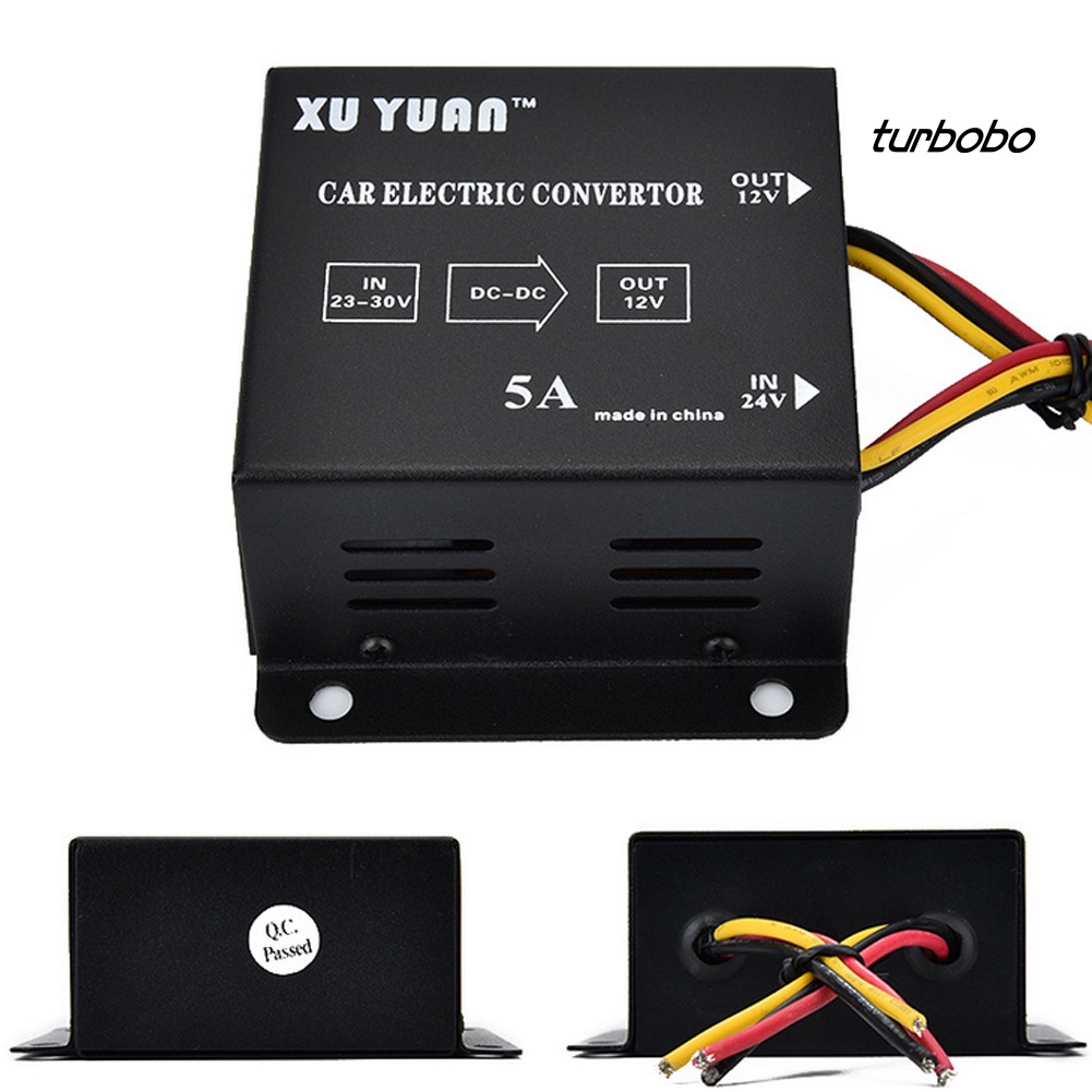 Bộ Chuyển Đổi Nguồn Điện 5A 24V Sang 12V Cho Xe Hơi