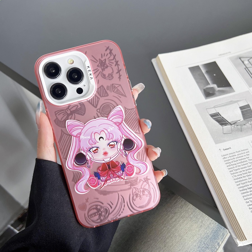 Ốp Điện Thoại tpu Silicon Mềm Trong Suốt Chống Rơi Họa Tiết Hoạt Hình Dễ Thương Cho iPhone 14 13 12 PRO MAX 14 Plus