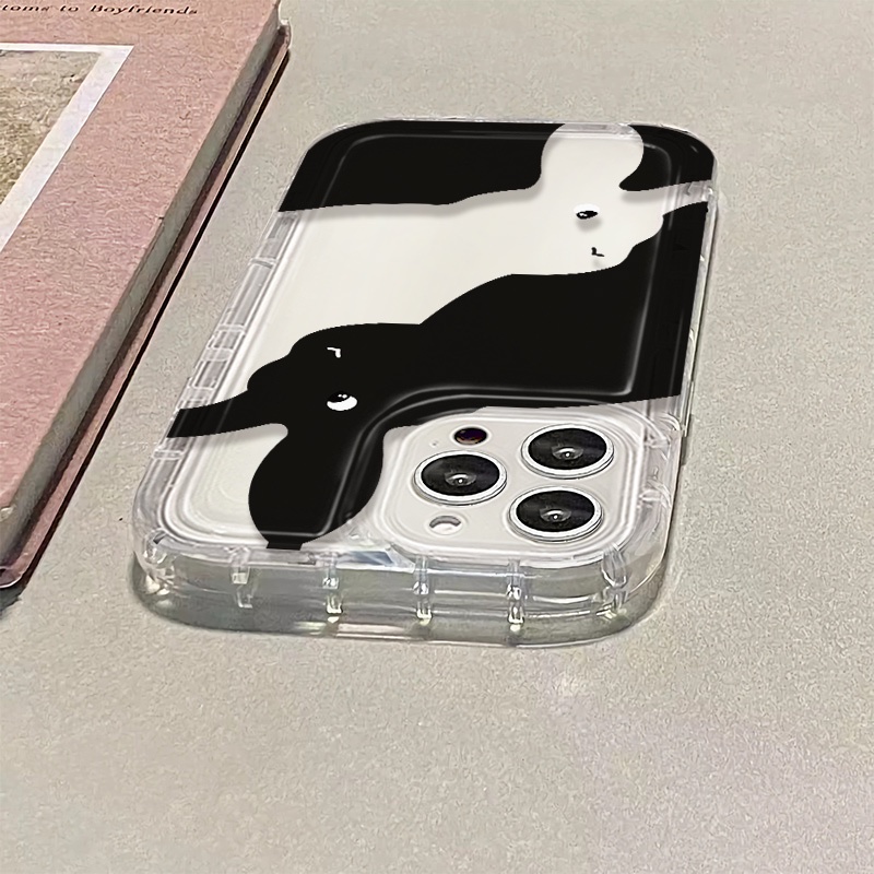Ốp Điện Thoại Silicon TPU Mềm Chống Sốc In Hình Thỏ Dễ Thương Cho IPhone 14 13 11 12 Pro XS Max X XR 7 8 Plus