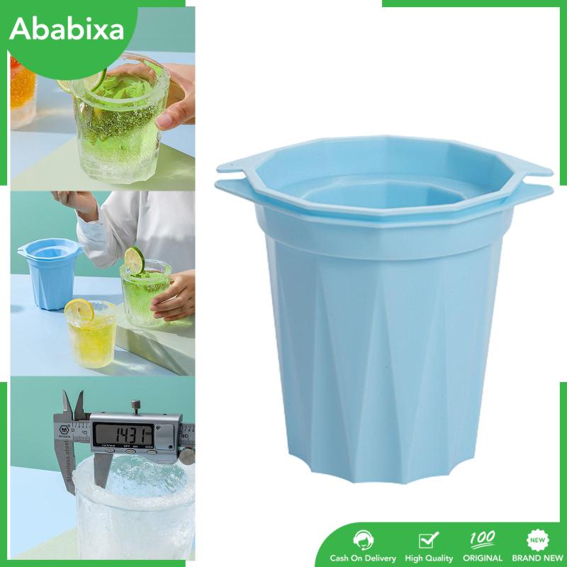 Khay Làm Đá Bằng Silicone Hình Trụ Tiện Dụng Mang Theo Du Lịch Cắm Trại