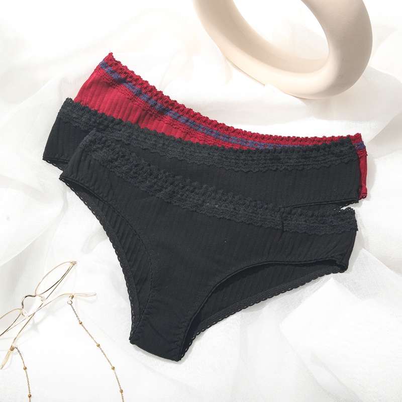 Quần Lót Cotton Plus Size Thoáng Khí Cho Nữ LEVAO