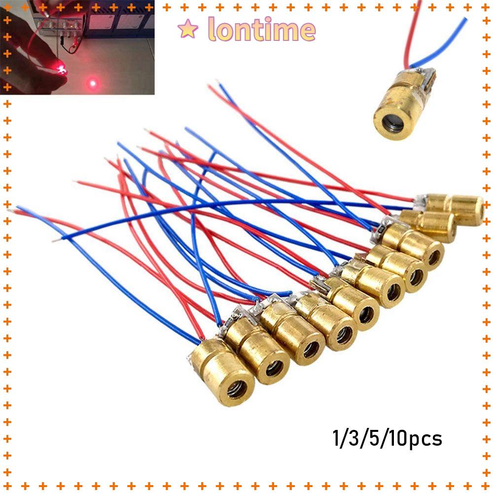 Set 1 / 3 / 5 / 10 Đi Ốt Laser Đầu Đi Ốt Mini 5 Triệu watt Bằng Đồng