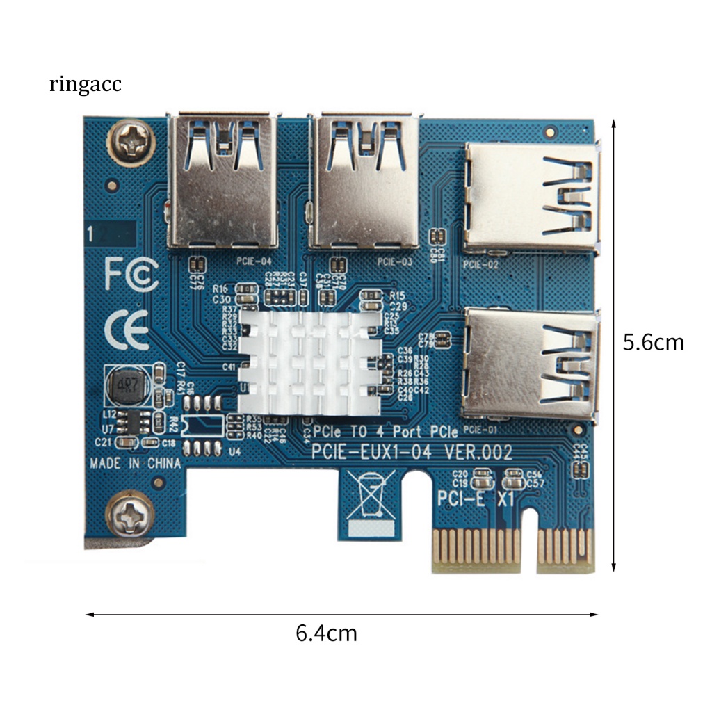 Card Mở Rộng Ổn Định Tốc Độ Cao PCB PCIE 009s 1x Sang 16x USB 3.0