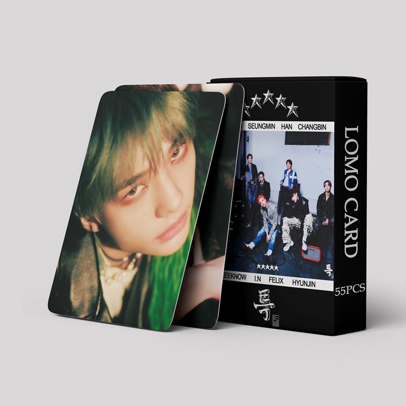 Stray Kids LOMO Card Set 55 Tấm Thẻ Ảnh S-Class Hình Nhóm Nhạc KPOP