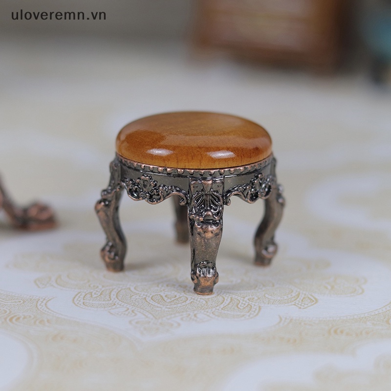 Bàn Vuông Mini Trang Trí Nhà Búp Bê Phong Cách Retro