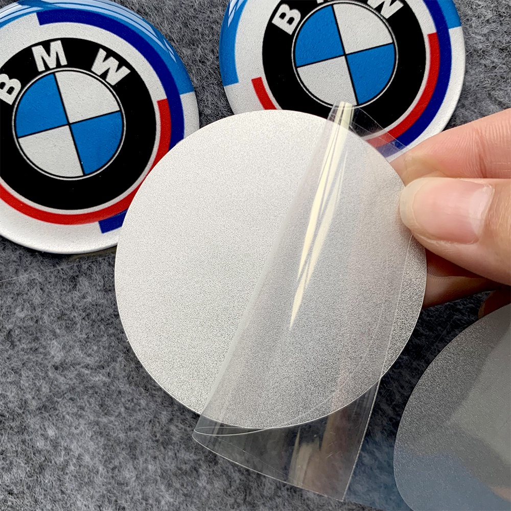Set 2 Miếng Dán Logo 3D Phản Quang Cho Xe Mô Tô BMW