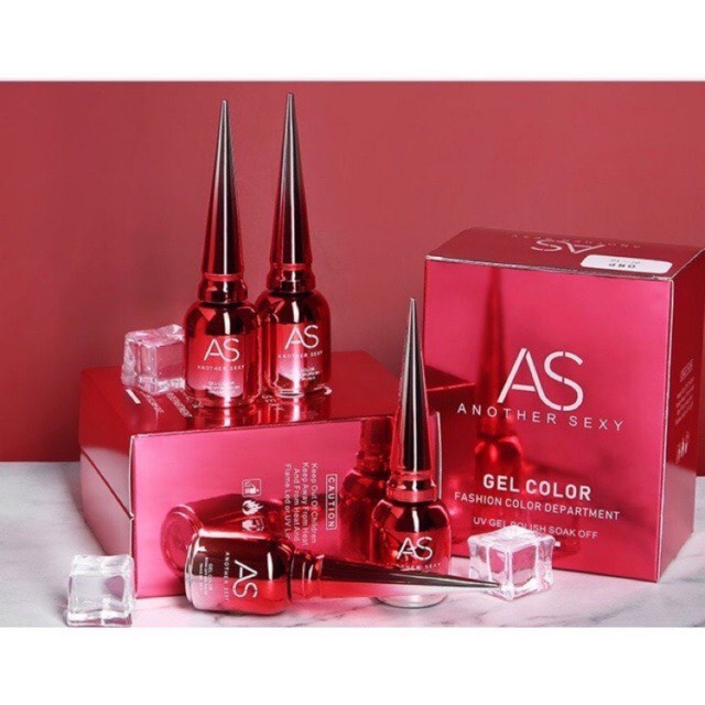 Sơn Gel AS tông trắng, trắng sữa, đen hàng chính hãng, sơn móng tay tone màu chủ đạo