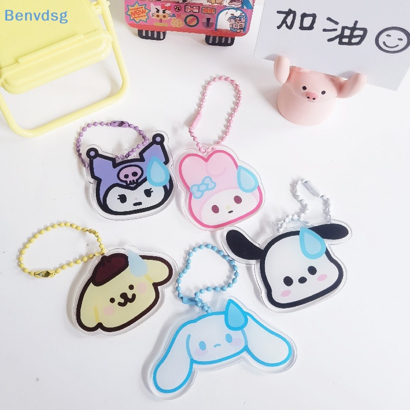 Benvdsg > Móc Chìa Khóa Acrylic Hình Sanrio Kuromi Hello Kitty Purin Pachacco Dễ Thương