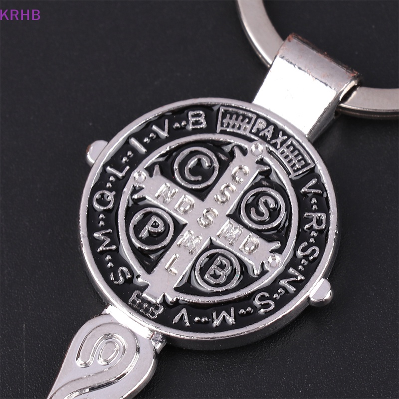 Krhb Móc Khóa Hình Chìa Khóa Làm Thủ Công San Benito Khô Dầu St Benedict Cho Nam Và Nữ Mới