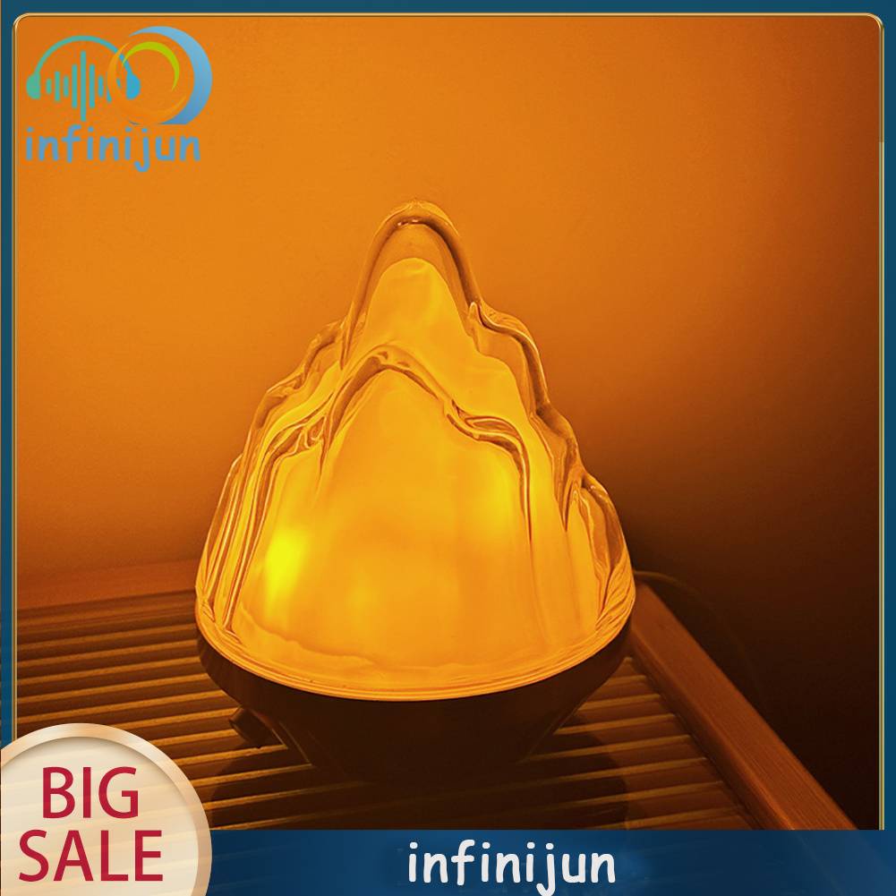 Đèn Ngủ Không Dây Điều Khiển Cảm Ứng Hình Ngọn Lửa