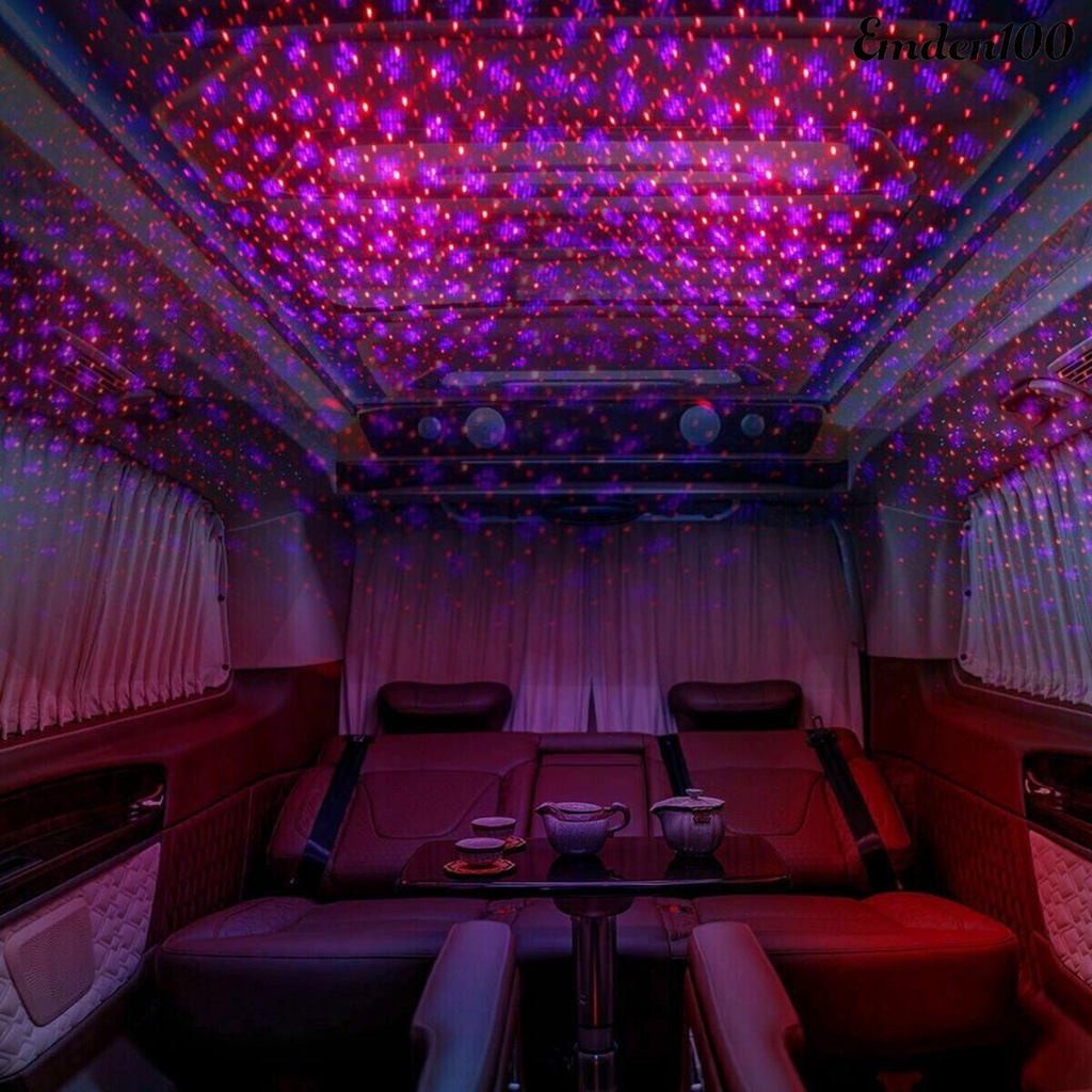 [EMDEN] Đèn LED USB Chiếu Ánh Sao Mini Tự Động Điều Chỉnh Độ Sáng Cao Trang Trí Nóc Xe Hơi