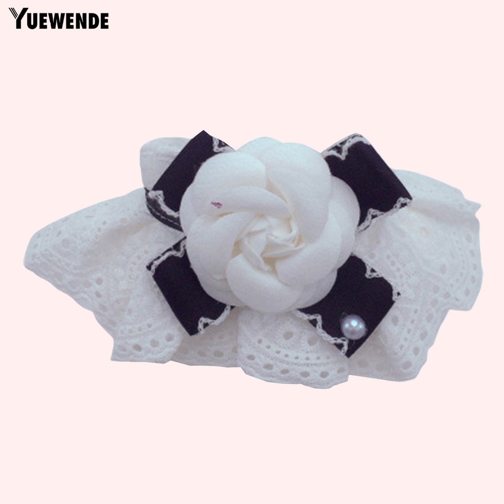 Yq.e Vòng Cổ Yếm Thắt Nơ Hoa Tinh Tế Dễ Mặc Tại Nhà Cho Thú Cưng