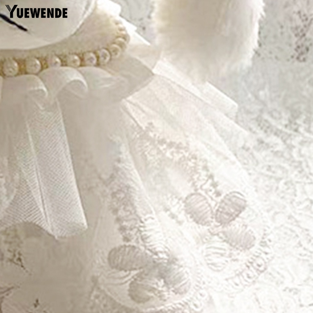 Vòng Cổ YQ.E Đính Ngọc Trai Giả Thanh Lịch Có Thể Điều Chỉnh Cho Thú Cưng