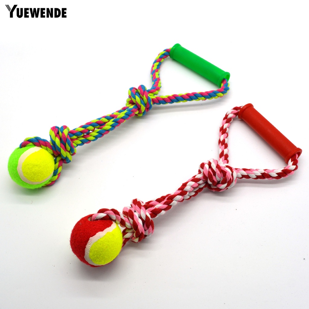 Đồ Chơi Dây Thừng Cotton Mềm Độ Co Giãn Cao Thoải Mái Chống Trầy Xước Chống Mài Mòn Làm Sạch Răng Cho Cún Cưng