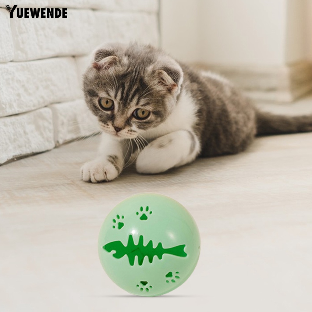 Yq.e Bóng Đồ Chơi Hình Xương Cá Có Chuông Tháo Rời Được Phát Ra Âm Thanh Vui Nhộn Dành Cho Mèo Cưng