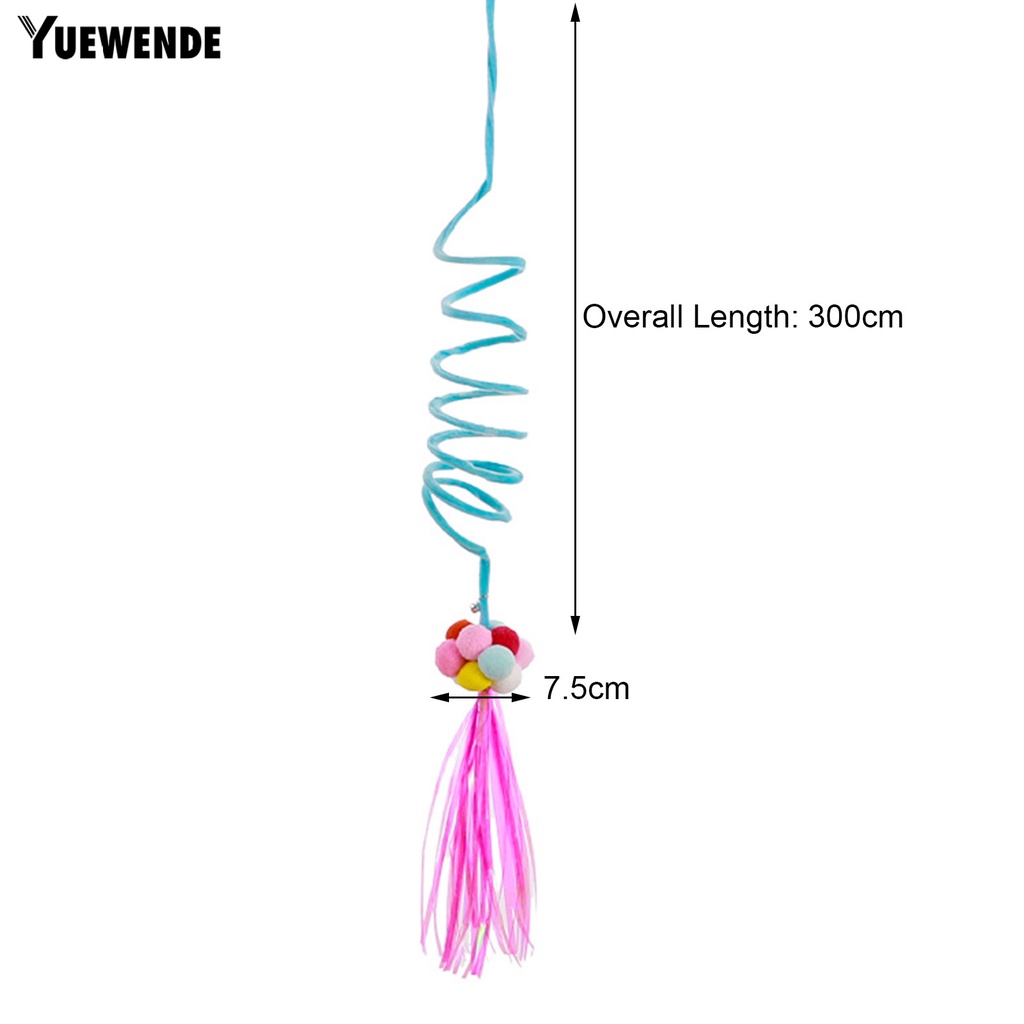 Đồ Chơi Nhồi Bông Treo Cửa Tự Dính Có Thể Thu Gọn Cho Mèo Cưng YQ.E
