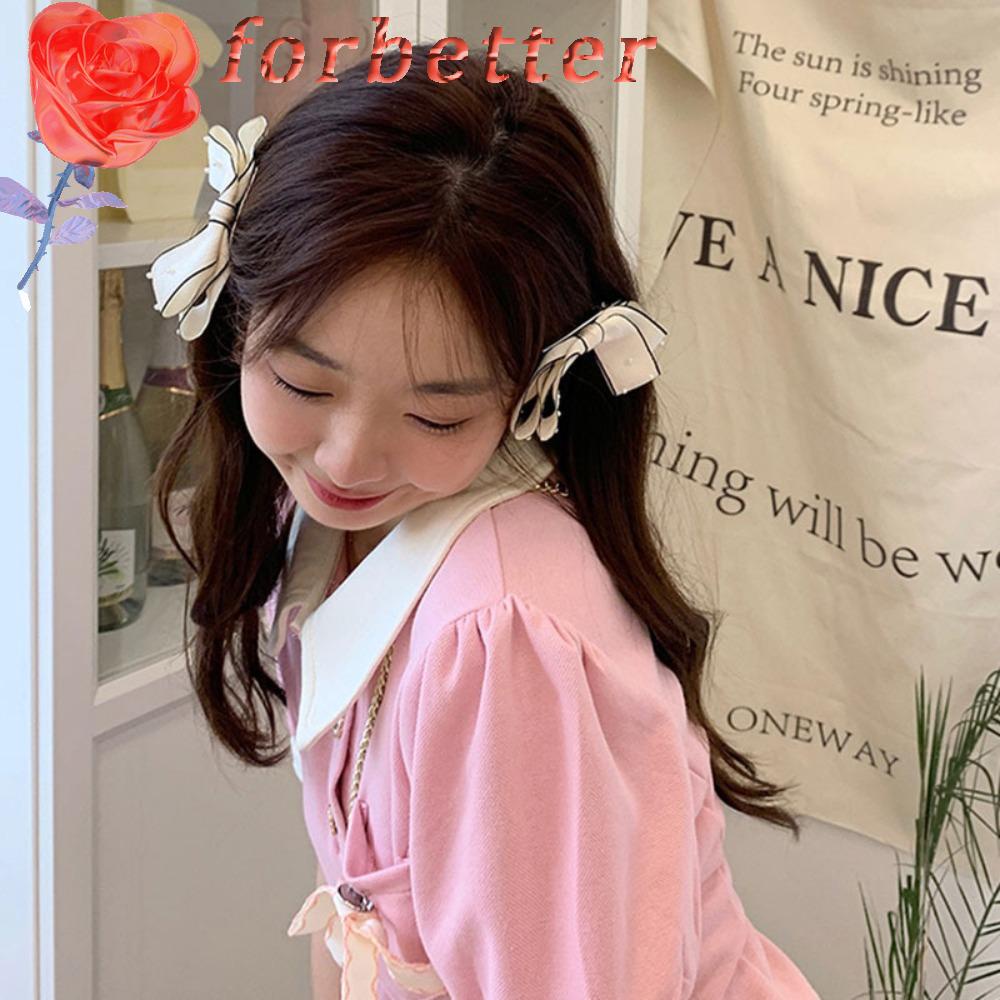 Kẹp Tóc Hình Nơ Phong Cách Lolita Đáng Yêu Dành Cho Nữ