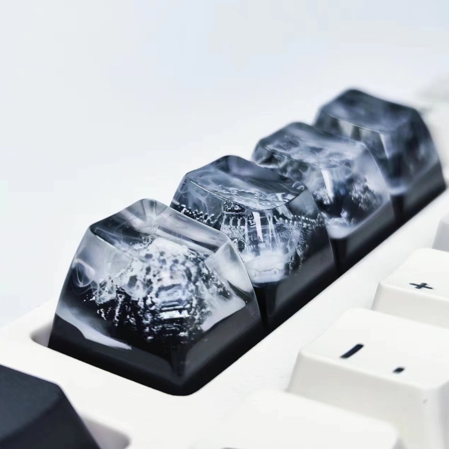 Nút Bàn Phím Cơ Bằng Nhựa Resin Trong Suốt Sáng Tạo Và Cá Tính