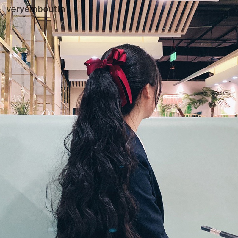 Kẹp Tóc Nơ Lớn Thời Trang Cho Nữ 1 Cái