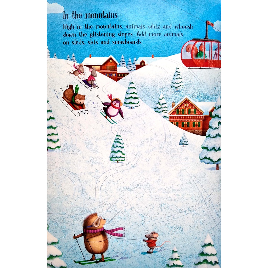 Sparkly Christmas Sticker Book