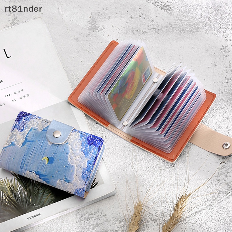 Rt Ví Đựng Thẻ Tín Dụng / Danh Thiếp / Danh Thiếp Kiểu Sơn Dầu Thời Trang Tinh Tế Cho Nam Và Nữ