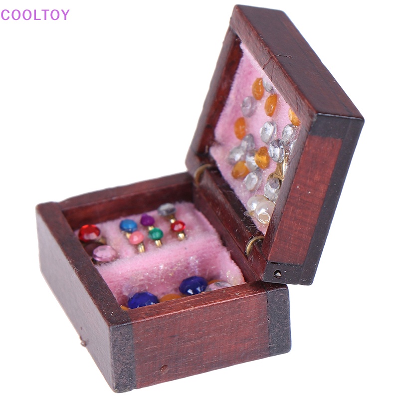 Hộp Đựng Trang Sức Trang Trí Nhà Búp Bê Tỉ Lệ 1 / 12