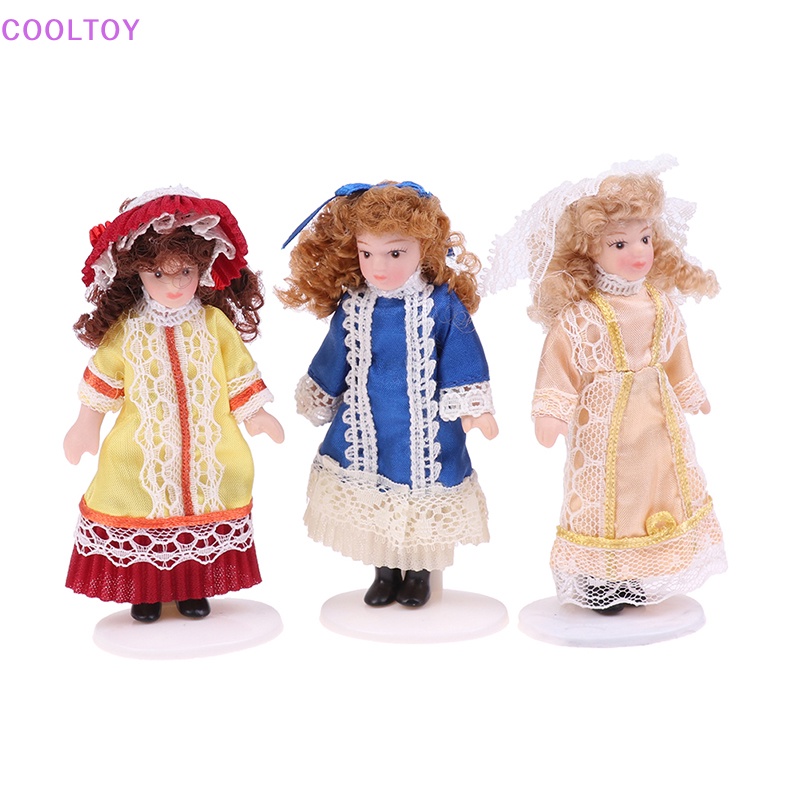 Đầm Đồ Chơi Búp Bê Màu Xanh Navy Tỉ Lệ 1: 12