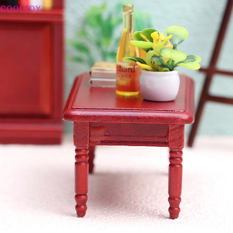 Mô Hình Bàn Cà Phê Mini Tỉ Lệ 1: 12 Trang Trí Nhà Búp Bê