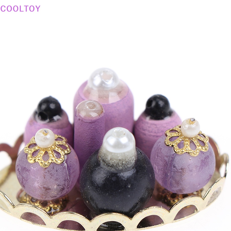 1 Bộ Khay Đựng Đồ Dùng Phòng Ngủ Cho Nhà Búp Bê Tỉ Lệ 1: 12