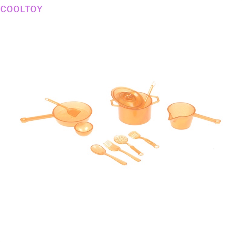 Set 10 Dụng Cụ Ăn Uống Mini Trang Trí Nhà Búp Bê Bộ Dụng Cụ Ăn Uống Đồ Chơi Cho Nhà Búp Bê Phụ Kiện Trang Trí Nhà Bếp Xinh Xắn Chất Lượng