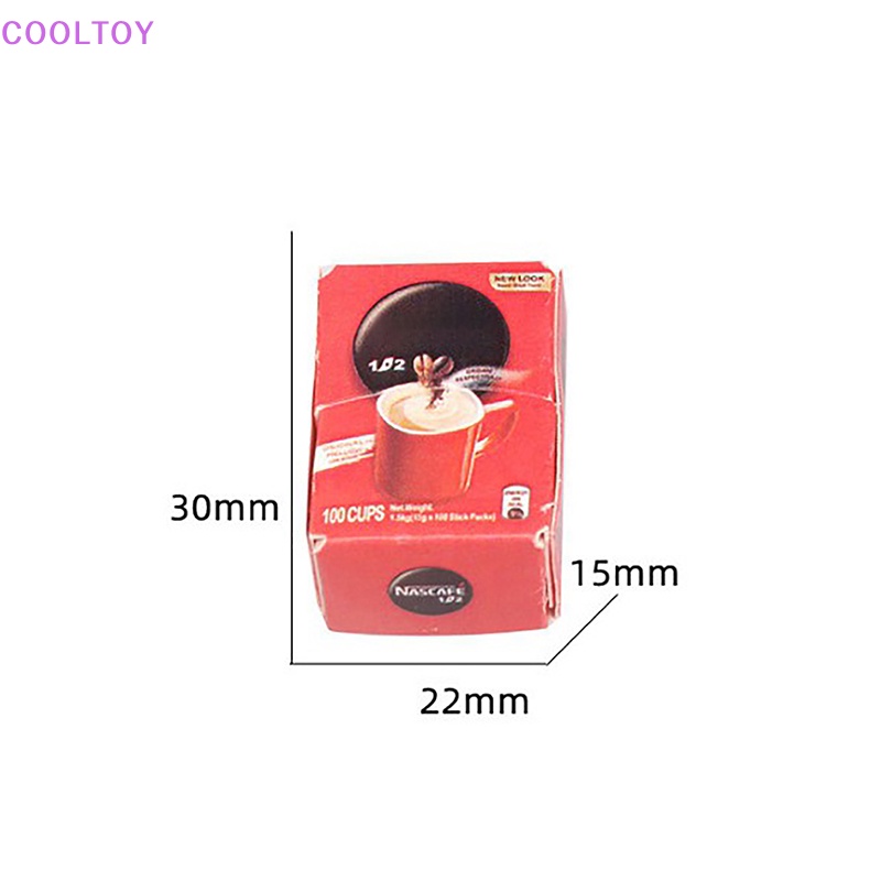 Cooltoy Bộ Tách Cà Phê Đồ Chơi Búp Bê Thu Nhỏ 1Set 1: 12 Kèm Hộp Đóng Gói