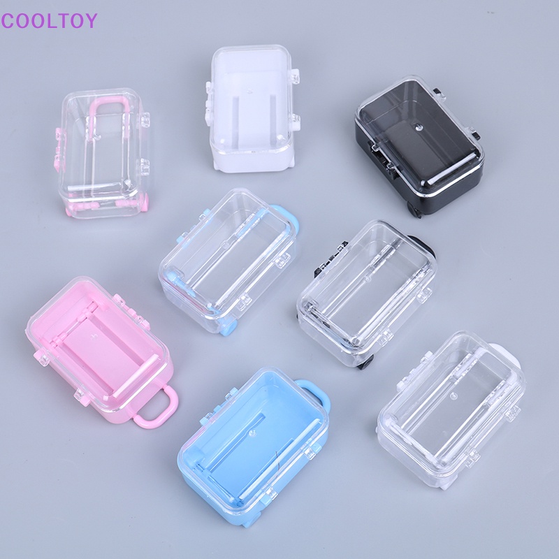 Va Li Lăn Bằng Nhựa Dễ Thương Dùng Trang Trí Nhà Búp Bê