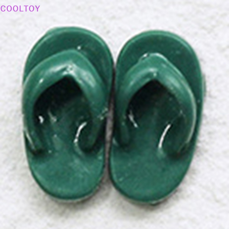 Cooltoy 1 Cặp Dép Đi Trong Nhà Mini Nhiều Màu Sắc Trang Trí Nội Thất Nhà Búp Bê Bán Chạy