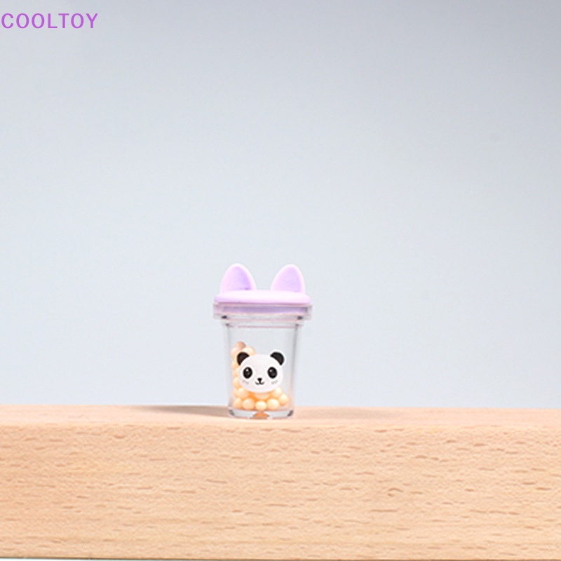Set 2 Ly Nước Mini Hình Tai Mèo Dễ Thương Dùng Để Trang Trí Nhà Búp Bê