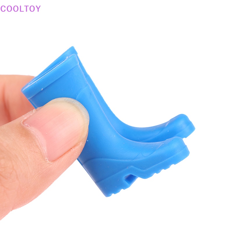 Cooltoy Giày Bốt Cao Su Đi Mưa Mini Tỷ Lệ 1: 12 Trang Trí Nhà Búp Bê