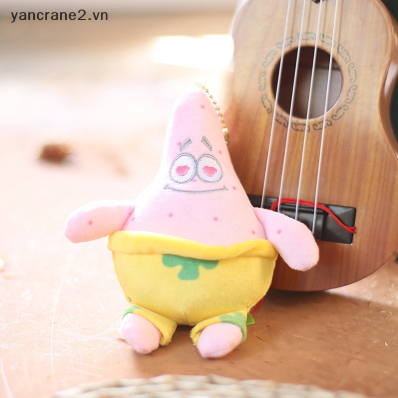 Búp Bê Nhồi Bông Đồ Chơi Mềm Mại Hình Spongebob Patrick Patrick Ngôi Sao Treo Ba Lô / Móc Khóa Trang Trí Xe Hơi {yancrane2.vn} Làm Quà Tặng Trẻ Em {Yanc