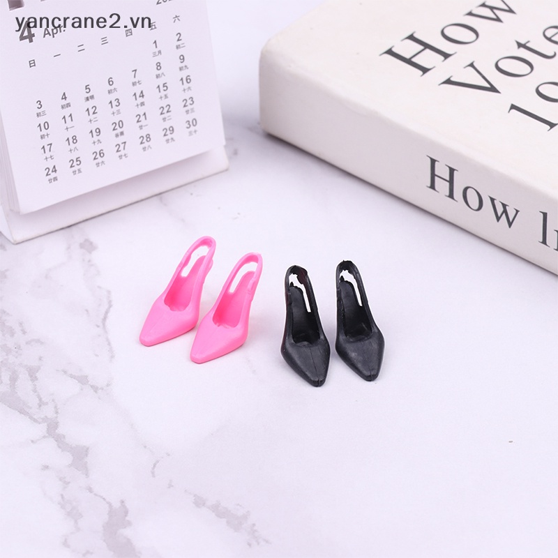 Set 5 Đôi Giày Cao Gót Xinh Xắn Dành Cho Búp Bê Barbie {yancrane2.vn}
