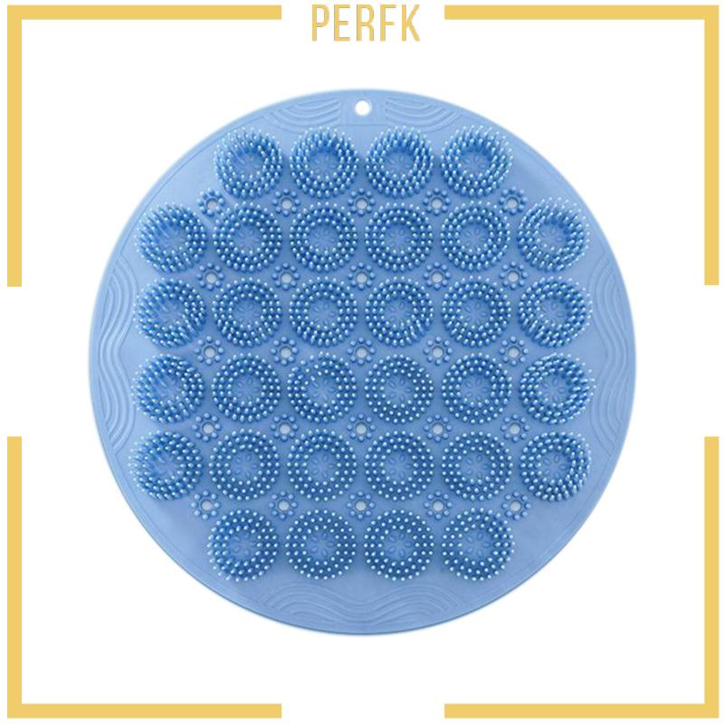 Bàn Chải Chà Lưng Có Giác Hút Đường Kính 30cm Bằng Silicon Tiện Dụng